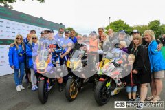 Mylchreest Group Senior Manx Grand Prix, Podium Celebrations. Photo by Callum Staley (CJS Photography)