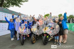 Mylchreest Group Senior Manx Grand Prix, Podium Celebrations. Photo by Callum Staley (CJS Photography)