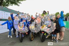 Mylchreest Group Senior Manx Grand Prix, Podium Celebrations. Photo by Callum Staley (CJS Photography)