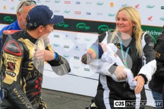 Mylchreest Group Senior Manx Grand Prix, Podium Celebrations. Photo by Callum Staley (CJS Photography)