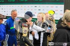 Mylchreest Group Senior Manx Grand Prix, Podium Celebrations. Photo by Callum Staley (CJS Photography)