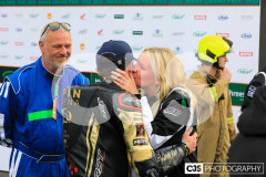 Mylchreest Group Senior Manx Grand Prix, Podium Celebrations. Photo by Callum Staley (CJS Photography)