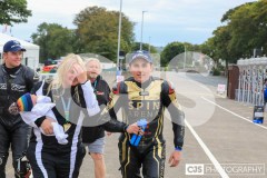 Mylchreest Group Senior Manx Grand Prix, Podium Celebrations. Photo by Callum Staley (CJS Photography)