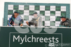 Mylchreest Group Senior Manx Grand Prix, Podium Celebrations. Photo by Callum Staley (CJS Photography)