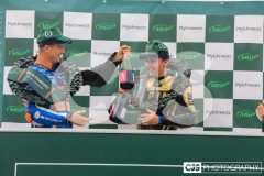 Mylchreest Group Senior Manx Grand Prix, Podium Celebrations. Photo by Callum Staley (CJS Photography)