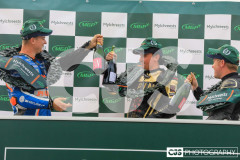 Mylchreest Group Senior Manx Grand Prix, Podium Celebrations. Photo by Callum Staley (CJS Photography)