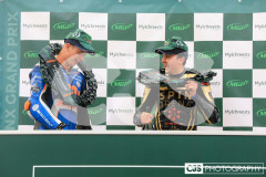 Mylchreest Group Senior Manx Grand Prix, Podium Celebrations. Photo by Callum Staley (CJS Photography)