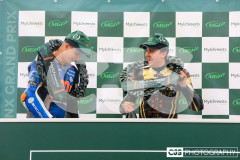 Mylchreest Group Senior Manx Grand Prix, Podium Celebrations. Photo by Callum Staley (CJS Photography)