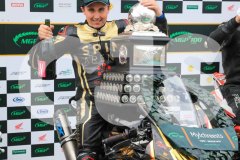 Mylchreest Group Senior Manx Grand Prix, Podium Celebrations. Photo by Callum Staley (CJS Photography)