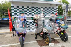 Mylchreest Group Senior Manx Grand Prix, Podium Celebrations. Photo by Callum Staley (CJS Photography)