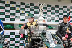 Mylchreest Group Senior Manx Grand Prix, Podium Celebrations. Photo by Callum Staley (CJS Photography)