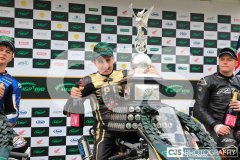 Mylchreest Group Senior Manx Grand Prix, Podium Celebrations. Photo by Callum Staley (CJS Photography)