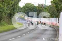 Blackford’s Pre-TT Classic Road Races, start of Race 6 Quine & Cubbon Printers 250cc Classic & 125cc Post Classic Race. Photo by Callum Staley (CJS Photography)