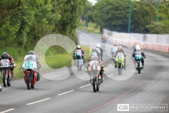 Blackford’s Pre-TT Classic Road Races, start of Race 6 Quine & Cubbon Printers 250cc Classic & 125cc Post Classic Race. Photo by Callum Staley (CJS Photography)