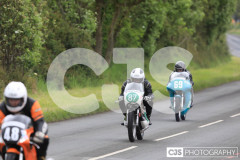 Blackford’s Pre-TT Classic Road Races, start of Race 6 Quine & Cubbon Printers 250cc Classic & 125cc Post Classic Race. Photo by Callum Staley (CJS Photography)