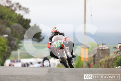 Blackford’s Pre-TT Classic Road Races, Race 6 Quine & Cubbon Printers 250cc Classic & 125cc Post Classic Race. Castletown Corner. Photo by Callum Staley (CJS Photography)