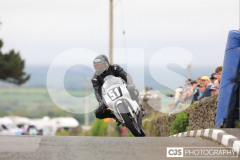 Blackford’s Pre-TT Classic Road Races, Race 6 Quine & Cubbon Printers 250cc Classic & 125cc Post Classic Race. Castletown Corner. Photo by Callum Staley (CJS Photography)