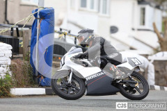 Blackford’s Pre-TT Classic Road Races, Race 6 Quine & Cubbon Printers 250cc Classic & 125cc Post Classic Race. Castletown Corner. Photo by Callum Staley (CJS Photography)