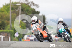 Blackford’s Pre-TT Classic Road Races, Race 6 Quine & Cubbon Printers 250cc Classic & 125cc Post Classic Race. Castletown Corner. Photo by Callum Staley (CJS Photography)
