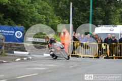 Blackford’s Pre-TT Classic Road Races, Race 6 Quine & Cubbon Printers 250cc Classic & 125cc Post Classic Race. Castletown Corner. Photo by Callum Staley (CJS Photography)
