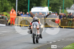 Blackford’s Pre-TT Classic Road Races, Race 6 Quine & Cubbon Printers 250cc Classic & 125cc Post Classic Race. Castletown Corner. Photo by Callum Staley (CJS Photography)