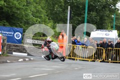 Blackford’s Pre-TT Classic Road Races, Race 6 Quine & Cubbon Printers 250cc Classic & 125cc Post Classic Race. Castletown Corner. Photo by Callum Staley (CJS Photography)