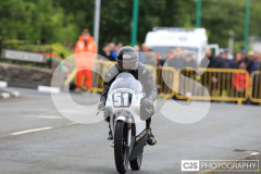Blackford’s Pre-TT Classic Road Races, Race 6 Quine & Cubbon Printers 250cc Classic & 125cc Post Classic Race. Castletown Corner. Photo by Callum Staley (CJS Photography)