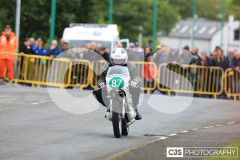 Blackford’s Pre-TT Classic Road Races, Race 6 Quine & Cubbon Printers 250cc Classic & 125cc Post Classic Race. Castletown Corner. Photo by Callum Staley (CJS Photography)