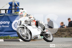 Blackford’s Pre-TT Classic Road Races, Race 6 Quine & Cubbon Printers 250cc Classic & 125cc Post Classic Race. Castletown Corner. Photo by Callum Staley (CJS Photography)