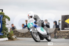 Blackford’s Pre-TT Classic Road Races, Race 6 Quine & Cubbon Printers 250cc Classic & 125cc Post Classic Race. Castletown Corner. Photo by Callum Staley (CJS Photography)