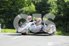 Sidecar Free Practice, Ballaugh Bridge. Isle of Man TT Races 2024. Photo by Callum Staley (CJS Photography)