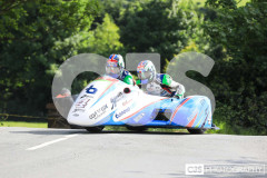 Sidecar Free Practice, Ballaugh Bridge. Isle of Man TT Races 2024. Photo by Callum Staley (CJS Photography)