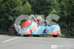 Sidecar Free Practice, Ballaugh Bridge. Isle of Man TT Races 2024. Photo by Callum Staley (CJS Photography)