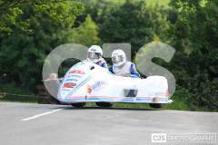 Sidecar Free Practice, Ballaugh Bridge. Isle of Man TT Races 2024. Photo by Callum Staley (CJS Photography)