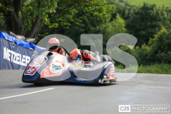Sidecar Free Practice, Ballaugh Bridge. Isle of Man TT Races 2024. Photo by Callum Staley (CJS Photography)