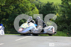 Sidecar Free Practice, Ballaugh Bridge. Isle of Man TT Races 2024. Photo by Callum Staley (CJS Photography)