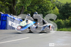Sidecar Free Practice, Ballaugh Bridge. Isle of Man TT Races 2024. Photo by Callum Staley (CJS Photography)