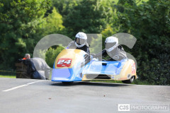 Sidecar Free Practice, Ballaugh Bridge. Isle of Man TT Races 2024. Photo by Callum Staley (CJS Photography)