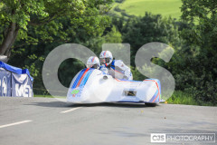 Sidecar Free Practice, Ballaugh Bridge. Isle of Man TT Races 2024. Photo by Callum Staley (CJS Photography)