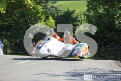 Sidecar Free Practice, Ballaugh Bridge. Isle of Man TT Races 2024. Photo by Callum Staley (CJS Photography)