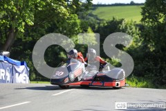 Sidecar Free Practice, Ballaugh Bridge. Isle of Man TT Races 2024. Photo by Callum Staley (CJS Photography)