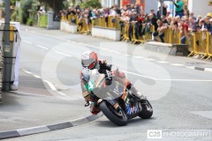 Supersport & Supertwin Free Practice, Parliament Square, Ramsey. Isle of Man TT Races 2024. Photo by Callum Staley (CJS Photography)