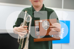 Winner of Class B2a Instrumental Solo - Brass (Years 7 & 8) Teddy Price. The Manx Music, Speech & Dance Festival 2025. Photo by Callum Staley (CJS Photography)