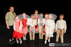 Winners of Sharon Rye Cup for FD3 Country/National Dancing (Up to Yr 6), Perree Bane Beg who danced “Robin Ddiog”. The Manx Music, Speech & Dance Festival 2025. Photo by Callum Staley (CJS Photography)