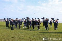 Unity Dance School performing before the Women's NC Two North game between Vagabonds and Littleborough. Photo by Callum Staley (CJS Photography)