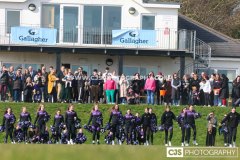 Unity Dance School performing before the Women's NC Two North game between Vagabonds and Littleborough. Photo by Callum Staley (CJS Photography)