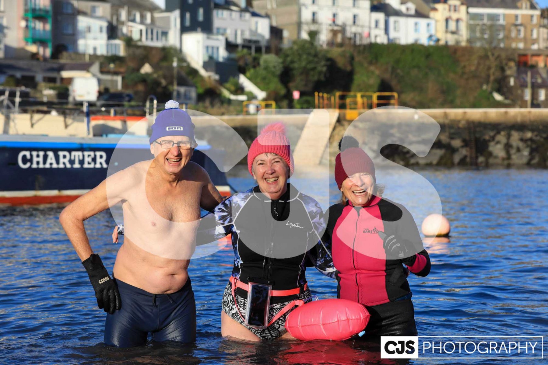 New Year’s Day Dip, Inner Harbour, Port St Mary