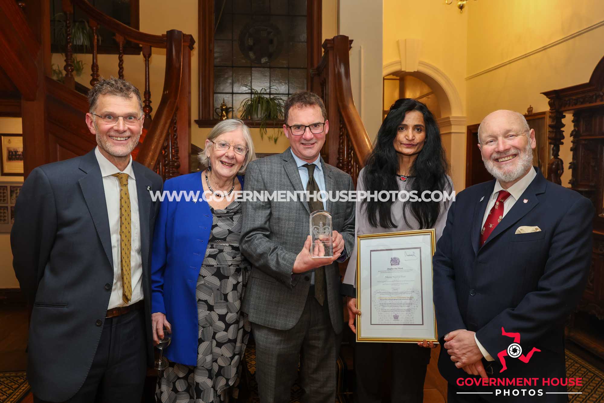 Kings Award for Voluntary Service Reception for Manx Wildlife Trust