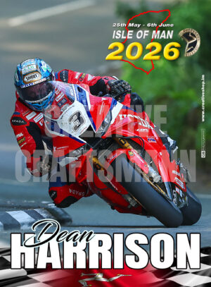 Dean Harrison - Isle of Man 2026 (Greeba Castle Poster)