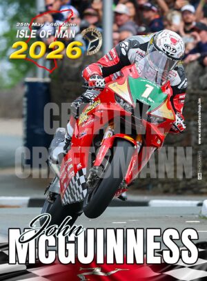 John McGuinness - Isle of Man 2026 (30 Years Poster)